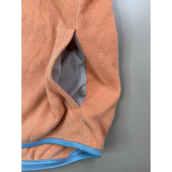 Peter Millar Mens Crown Warmth Fleece Vest M Orange Lightweight Full Zip Golf - Picture 6 of 10